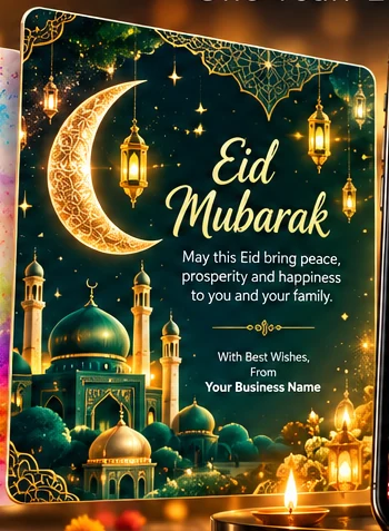 Sample Eid greeting